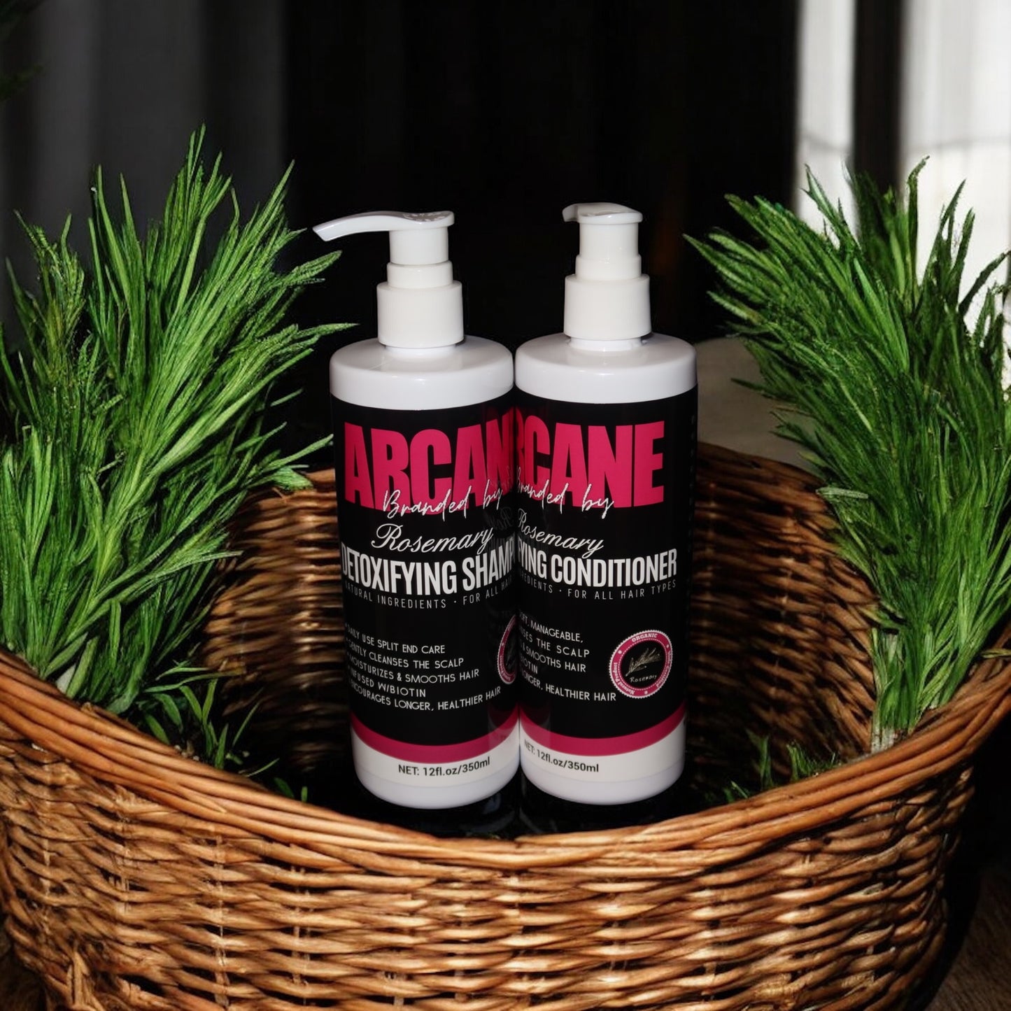 Detoxifying shampoo & conditioner 12oz