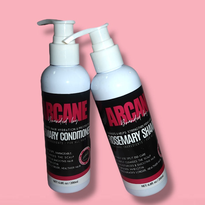 Detoxifying shampoo & conditioner 6oz