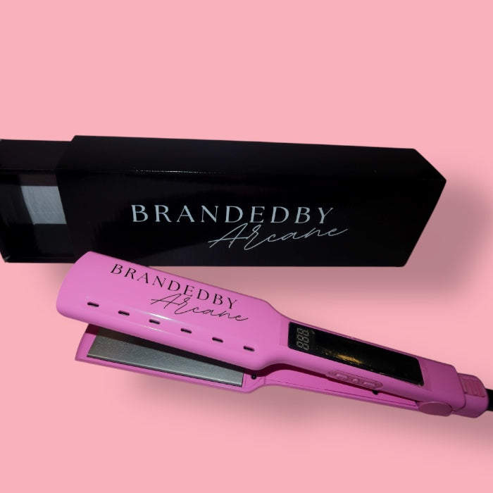 Barbie pink keratin flat iron