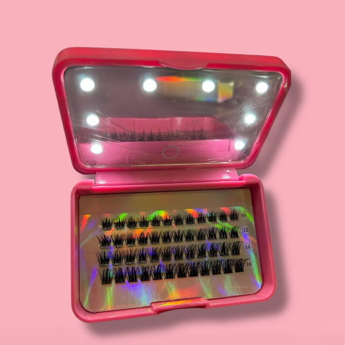 Barbie doll clusters with LED light & mirror